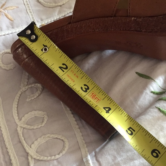 Vintage Michael Kors Leather Heeled Sandal Slides — US 9 - Picture 6 of 8